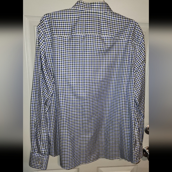 UNTUCKit Wrinkle Free Durif Shirt Button-up Plaid Cotton Longsleeve Men's XL - Picture 7 of 11